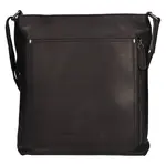 Pánská kožená taška přes rameno Greenwood Sebastian - černá