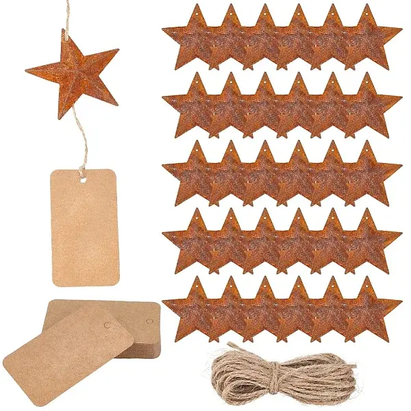 Star Rust Iron Big Pendants