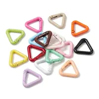 Spray Painted Alloy Spring Gate Rings