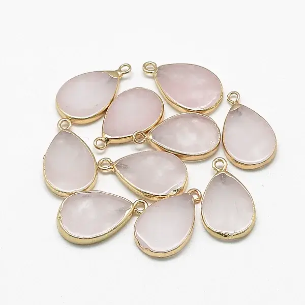 Natural Rose Quartz Pendants