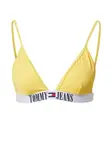 Tommy Jeans Bikinový top  námornícka modrá / žltá / červená / biela