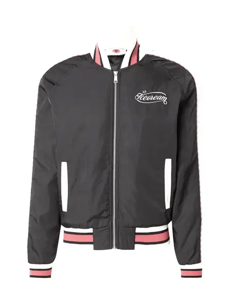 Billionaire Boys Club Prechodná bunda 'Ice Cream'  červená / čierna / šedobiela