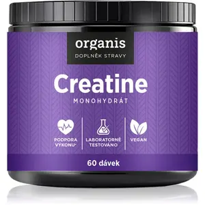 Organis Creatine Monohydrate prášok na podporu športového výkonu 300 g