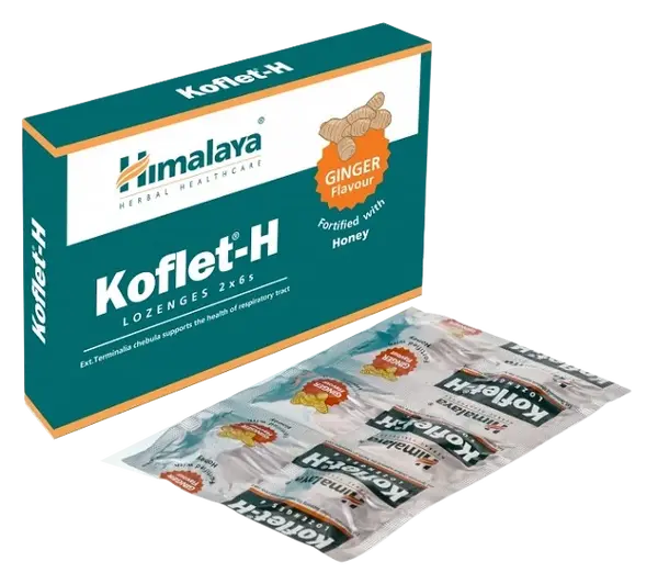 HIMALAYA Koflet-H Ginger 12 pastilek