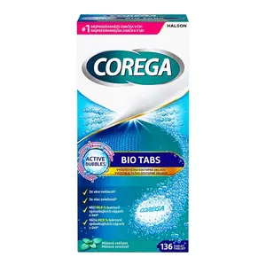 COREGA BIO Tabs Čistící tablety 136 ks