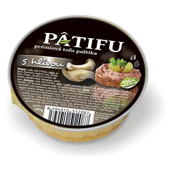 PATIFU Paštika s hlívou 100 g