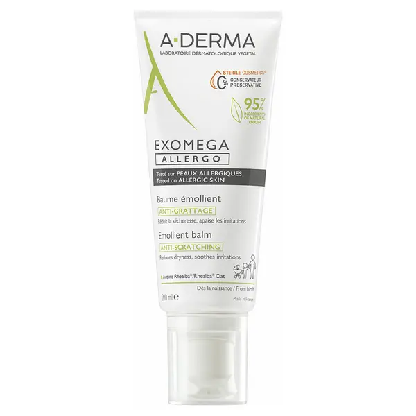 A-DERMA Exomega Allergo Emolienční balzám 200 ml