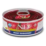 N&D Quinoa Weight Management Lamb & Brocolli Adult pro dospělé kočky 80 g