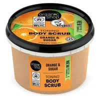 ORGANIC SHOP Tonizující tělový peeling Pomeranč a cukr 250 ml
