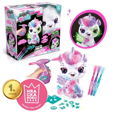 Airbrush studio – Kouzelný Jednorožec Svítící ve tmě
