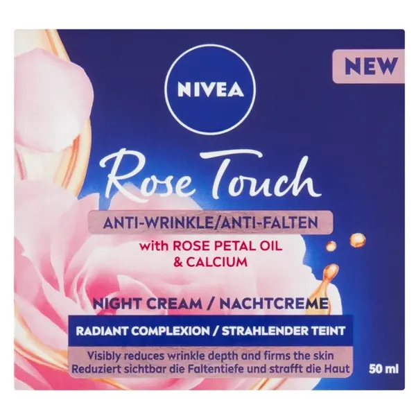 NIVEA Noční krém proti vráskám Rose Touch 50 ml