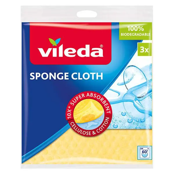 VILEDA houbový hadřík 3ks