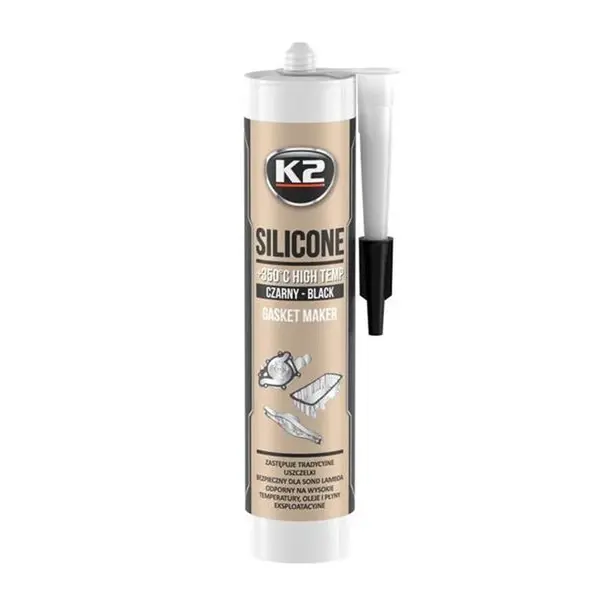Silikon pro utěsnění části motoru při montáži K2 SILICONE BLACK 300g