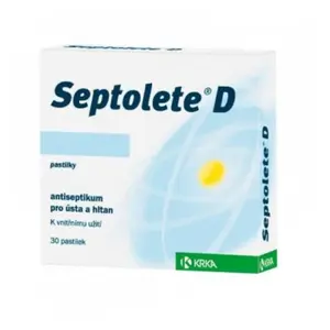 SEPTOLETE D II 1 mg 30 pastilek
