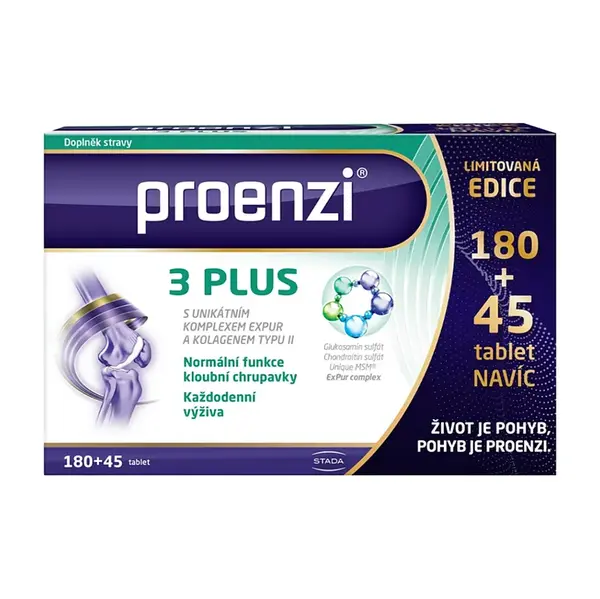 PROENZI 3 plus 180 + 45 tablet ZDARMA