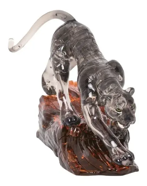 3D Crystal puzzle Černý panter 39 dílků (poškozené)