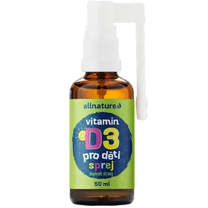 ALLNATURE Vitamin D3 pro děti s MCT olejem ve spreji 50 ml
