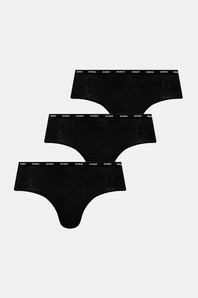 Guess  kalhotky dámské bavlněné s elastanem 3-pack