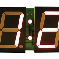 Stavebnice TIPA PT011B CMOS digitální hodiny s 45mm červenými LED displeji