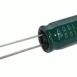 Kondenzátor elektrolytický 100M/100V 13x22-5     rad.C  *