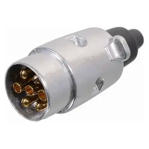 Zástrčka tažného zařízení 7 pólů COMPASS 07452 Alu