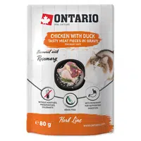 ONTARIO Kapsička kuřecí s kachnou v omáčce 80 g