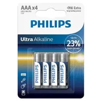PHILIPS  LR03E4B/10 mikrotužkové baterie 4 kusy