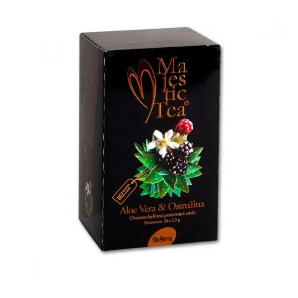 BIOGENA Čaj Majestic tea aloe vera + ostružina 20x2.5 g