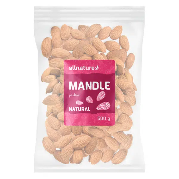 ALLNATURE Mandle jádra natural 500 g