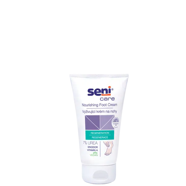 SENI Care Vyživující krém na nohy 7% urea 100 ml, Obsahuje složku: Urea