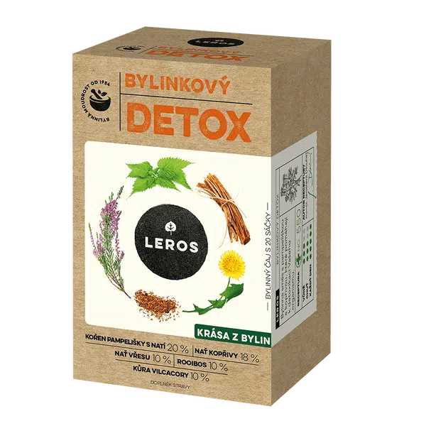 LEROS Bylinkový detox 20 sáčků