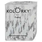 KOLORKY DAY Jednorázové EKO plenky peří XL (12-16 kg) 17 kusů