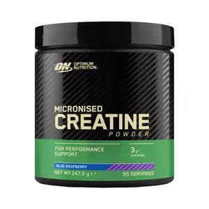 Optimum Nutrition Micronised Creatine Powder 247,5 g modrá malina