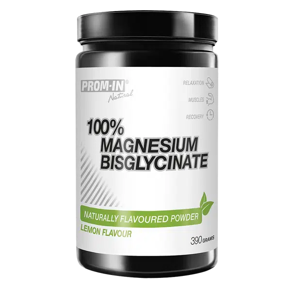 PROM-IN 100% MAGNESIUM BISGLYCINATE 390 g s příchutí citrón