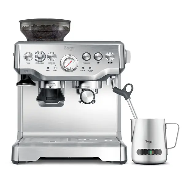 SAGE BES875BSS Espresso pákový kávovar, poškozený obal