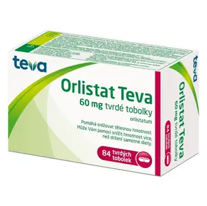 TEVA Orlistat 60 mg 84 kapslí