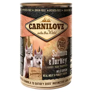 CARNILOVE Dog salmon & turkey for puppies GF pro psy 400 g
