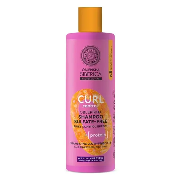NATURA SIBERICA O Curl Control Proteinový šampon 400 ml