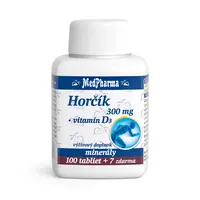 MEDPHARMA Hořčík 300 mg + vitamin D3 107 tablet