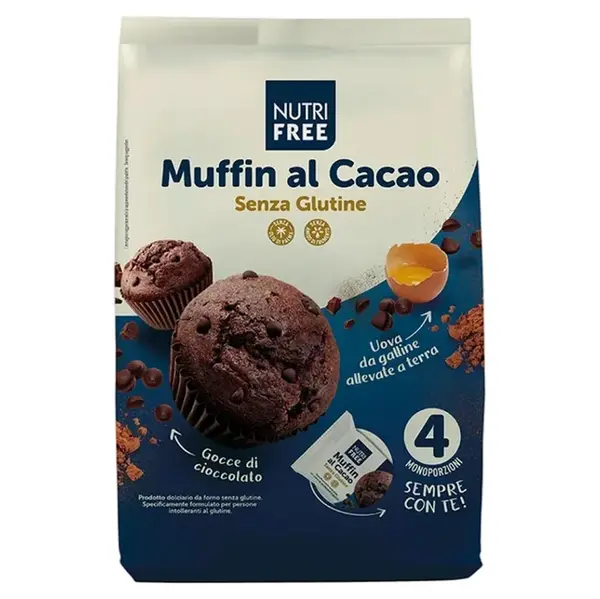 NUTRIFREE Muffiny kakaové 4 kusy