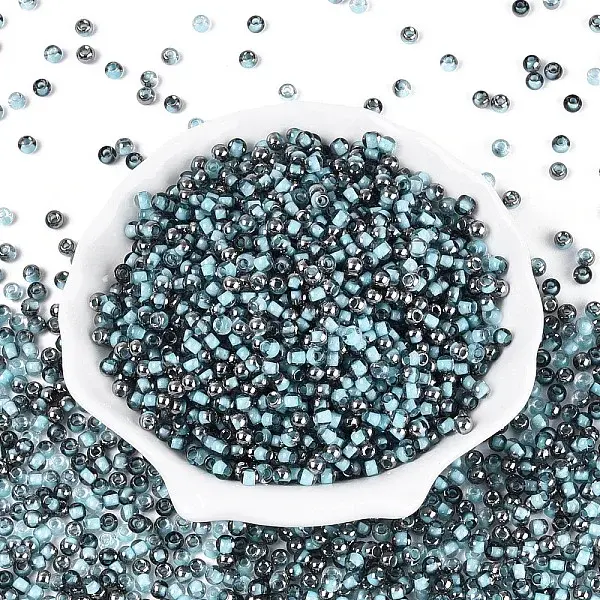 Transparent Inside Colours Glass Seed Beads
