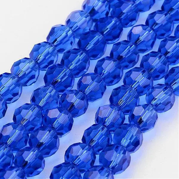 Transparent Glass Bead Strands