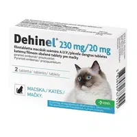 DEHINEL 230 mg/20 mg tablety pro kočky 2 ks