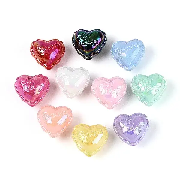 UV Plating Opaque Acrylic Beads