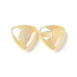 Rainbow Iridescent Plating Acrylic Beads