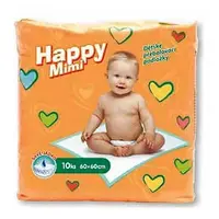 HAPPY MIMI dětské přebalovací podložky 10 ks