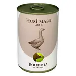 BOHEMIA PET FOOD Konzerva husí maso ve vlastní šťávě pro psy 400 g