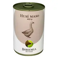 BOHEMIA PET FOOD Konzerva husí maso ve vlastní šťávě pro psy 400 g