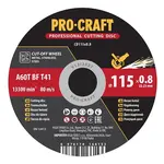 Kotouč řezný PROCRAFT 115x0,8mm