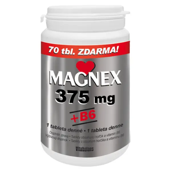 MAGNEX 375 mg + vitamin B6 250 tablet